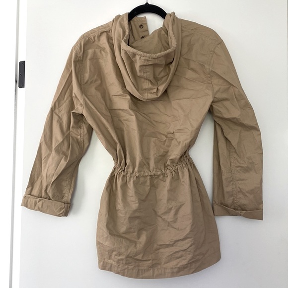 Michael Kors Tan Hooded Utility Jacket—Medium - Picture 4 of 10